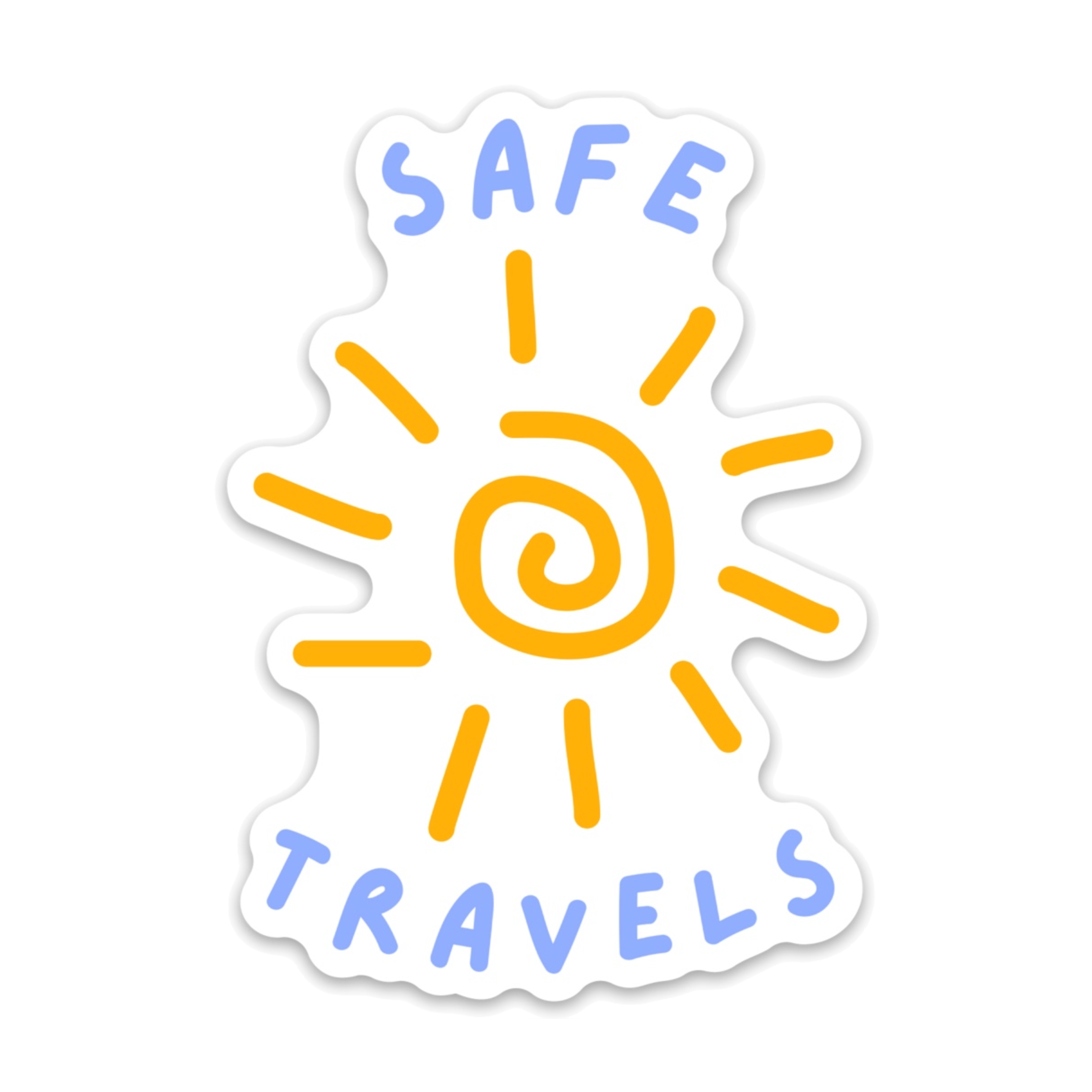 SAFE TRAVELS Sticker